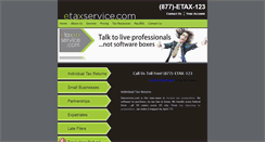 Desktop Screenshot of etaxservice.com